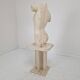 Sculptural Contemporary Female Torso Crafted from Layered Reclaimed Mactan