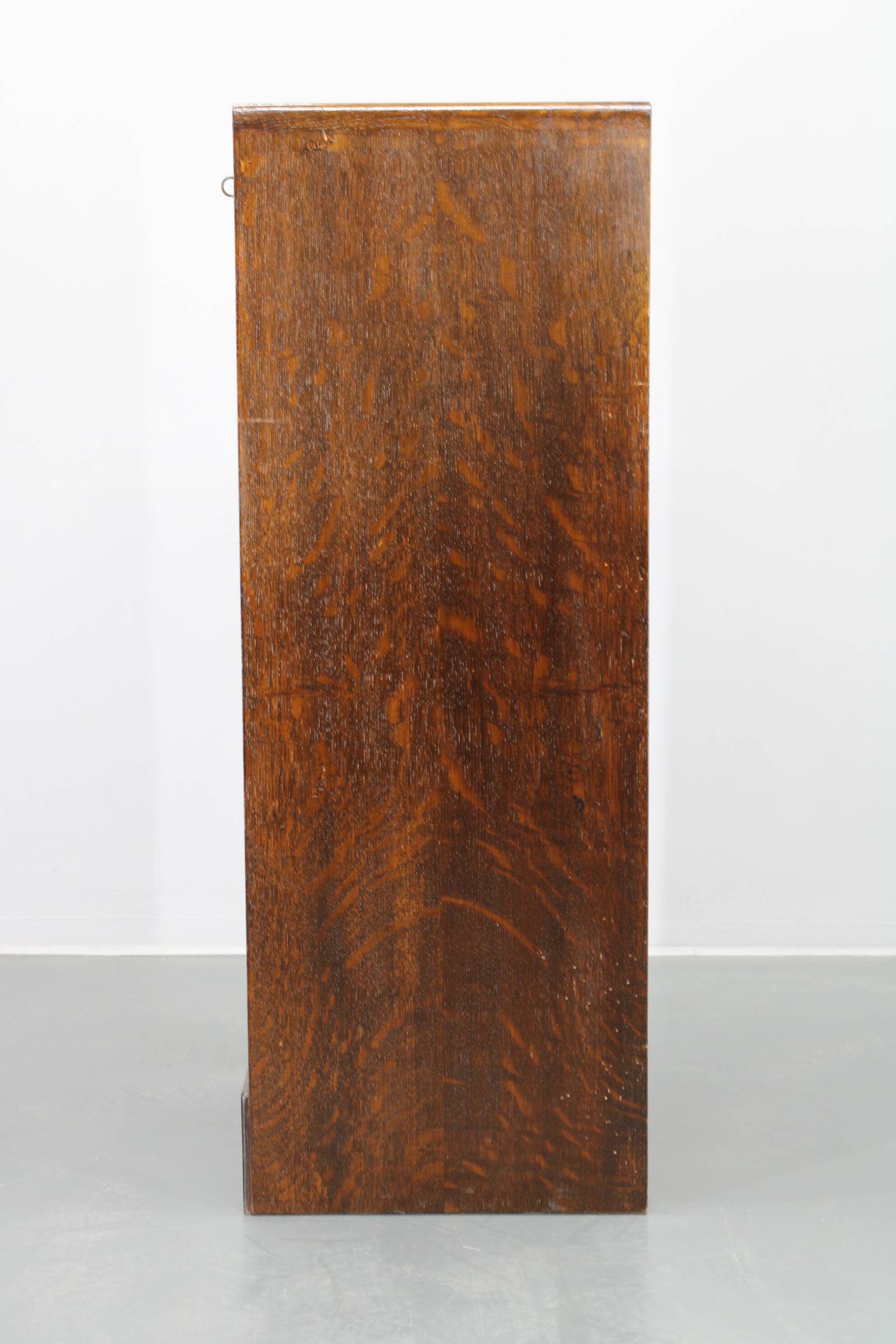 1950s Tambour Office Wooden Cabinet