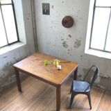 Bistro table in solid oak