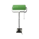 Bauhaus Desk Lamp Notary Lamp Erpe Model 52 Green Enamel