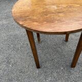 Vintage wooden round table