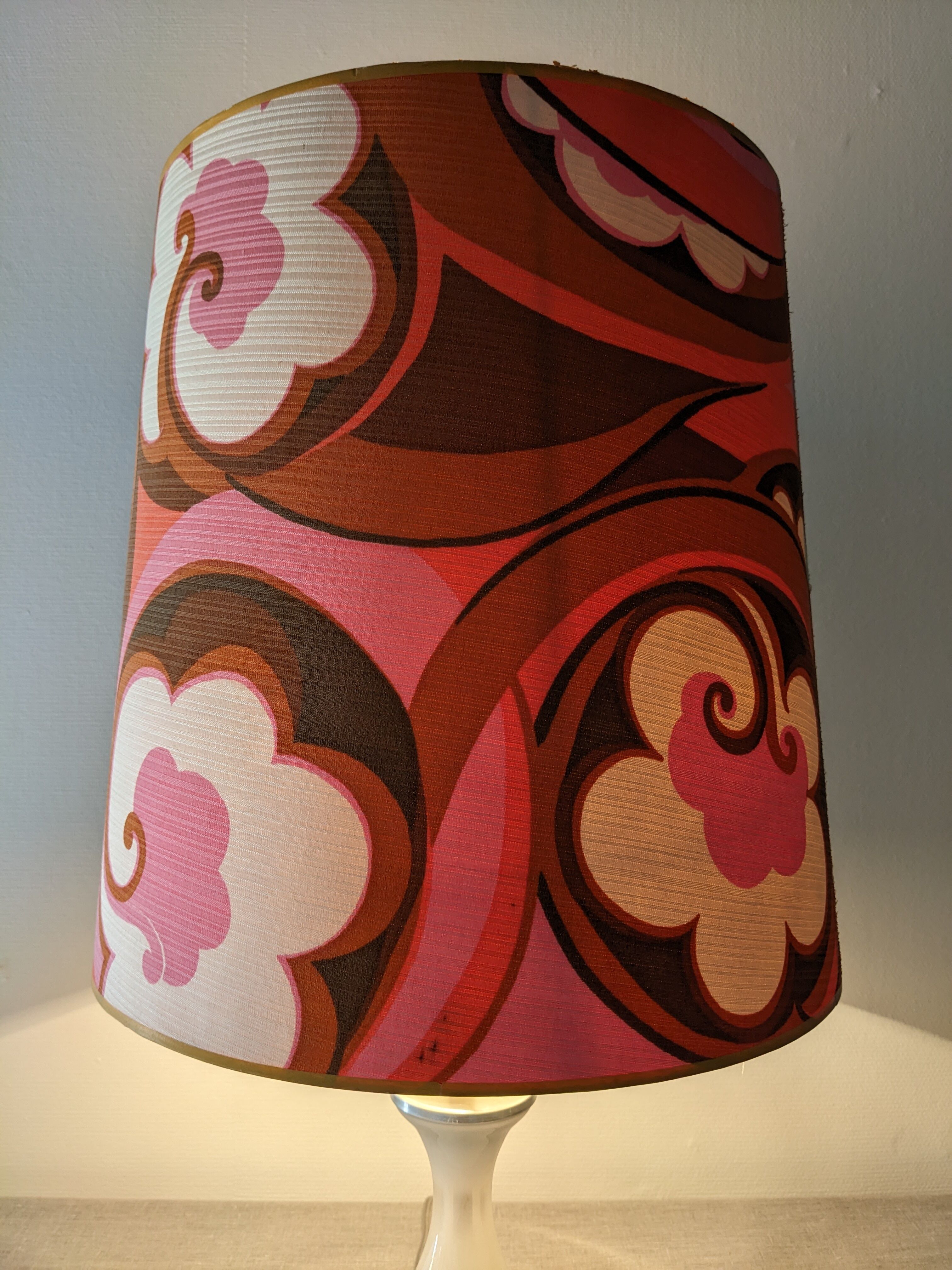 Glass lamp from the 60s/70s by Doria Leuchten