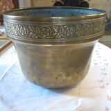 Ancien cache pot en laiton