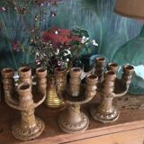 Trio of candlesticks