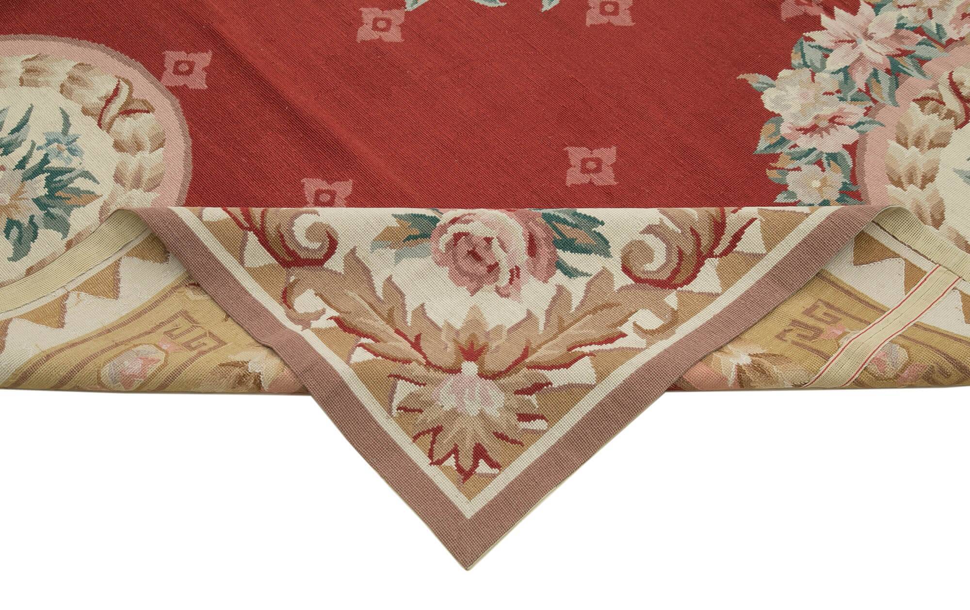 Handmade Vintage Flatweave Needlepoint Kilim 243 cm x 305 cm