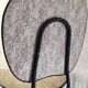 Vintage metal and leatherette chair - 1950s