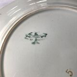 Talking plate "the song at all ages" earthenware Creil and Montereau