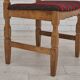1970s, Danish set of 4 dining chairs, original condition, oak, wool.