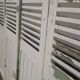 Shutters 4 leaves H148xL245cm antique oak pair 1