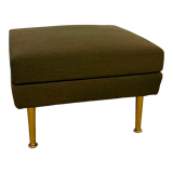 Vintage footrest pouf