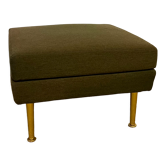 Vintage footrest pouf