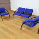 Airborne armchairs & sofa 1980/1990