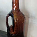 Bouteille à anse verre ambré