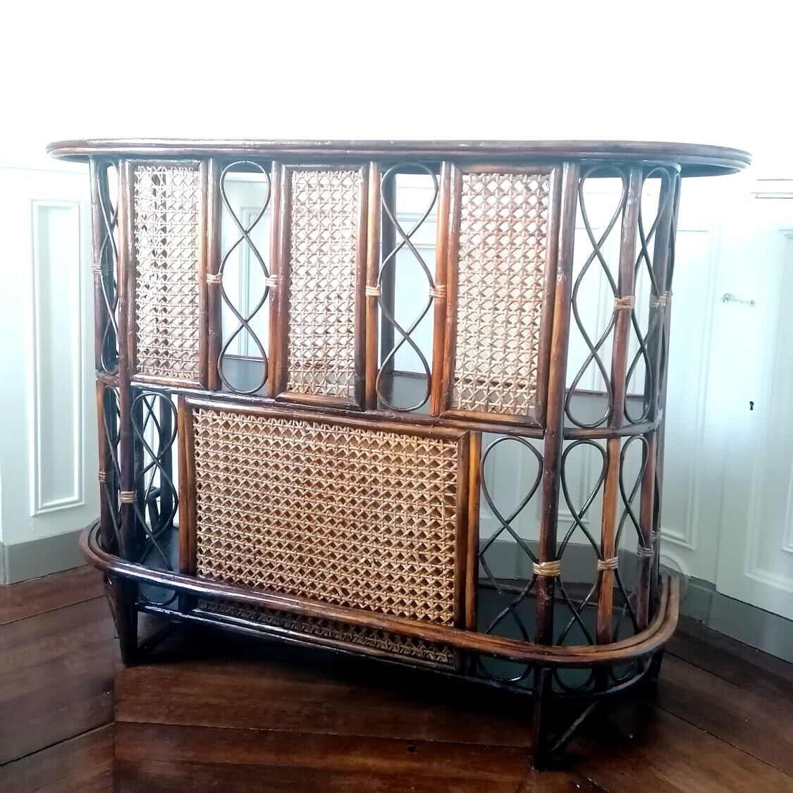 Rattan and canning bar, 1960