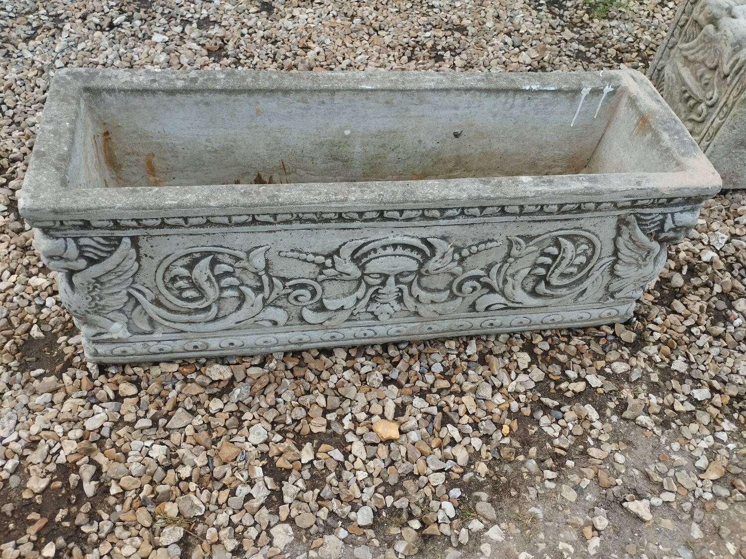Pair of ancient stone Médicis planters