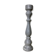 Old gray wood candlestick