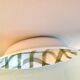 Round hollow dish Moulin des Loups green tablecloth model / 50s-60s