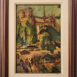 Impressionist oil - Study of a Cathedral