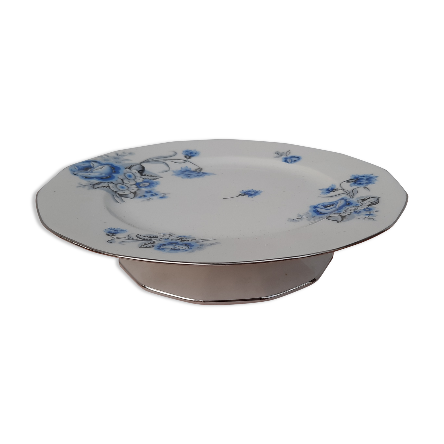 Coupe montée Limoges porcelaine