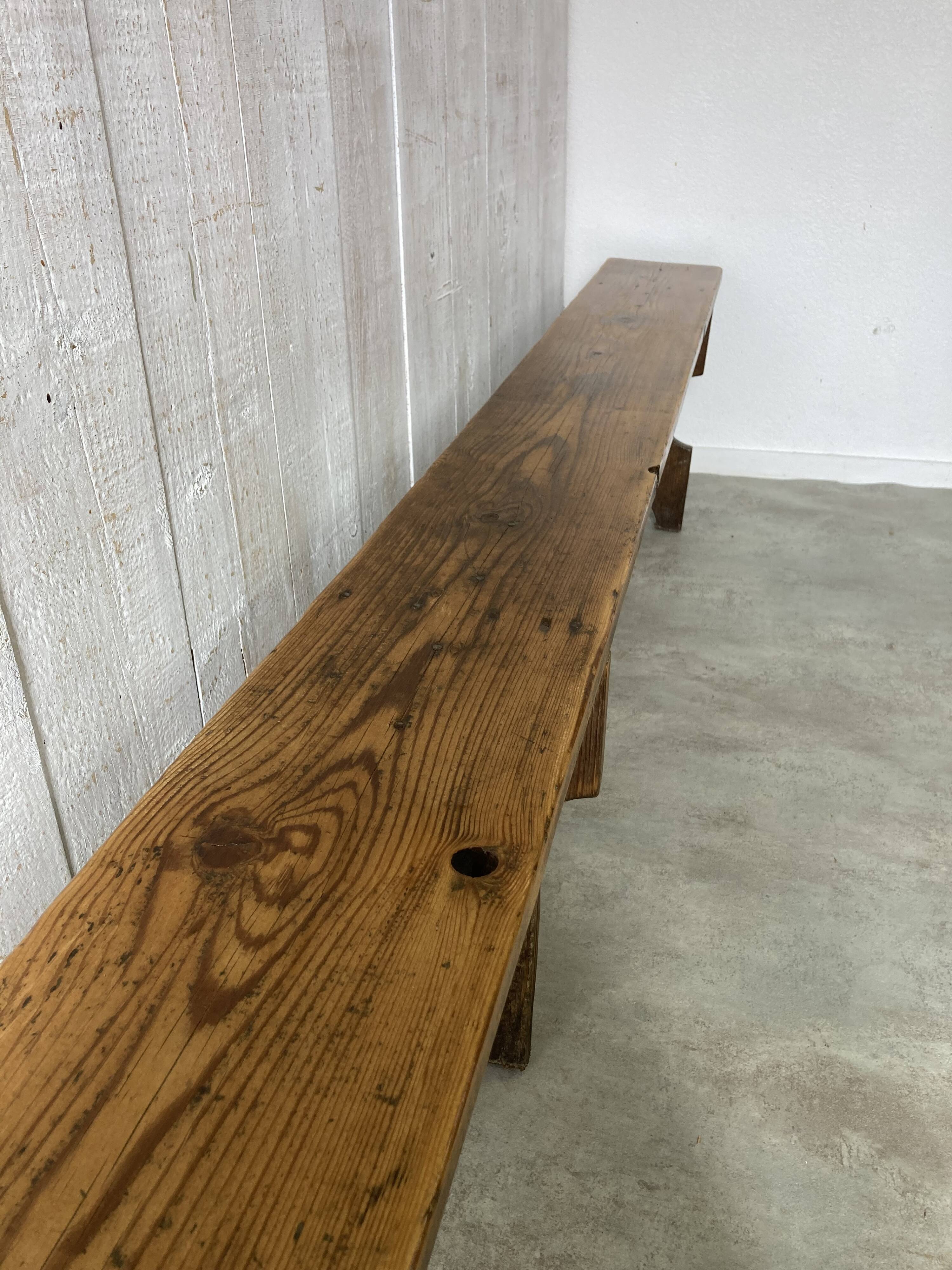 Paire de bancs campagnards 300cm