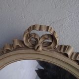 Miroir laqué de style Louis XVI 1900 60x40cm