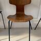 Deux chaises « marteaux » Arne Jacobsen