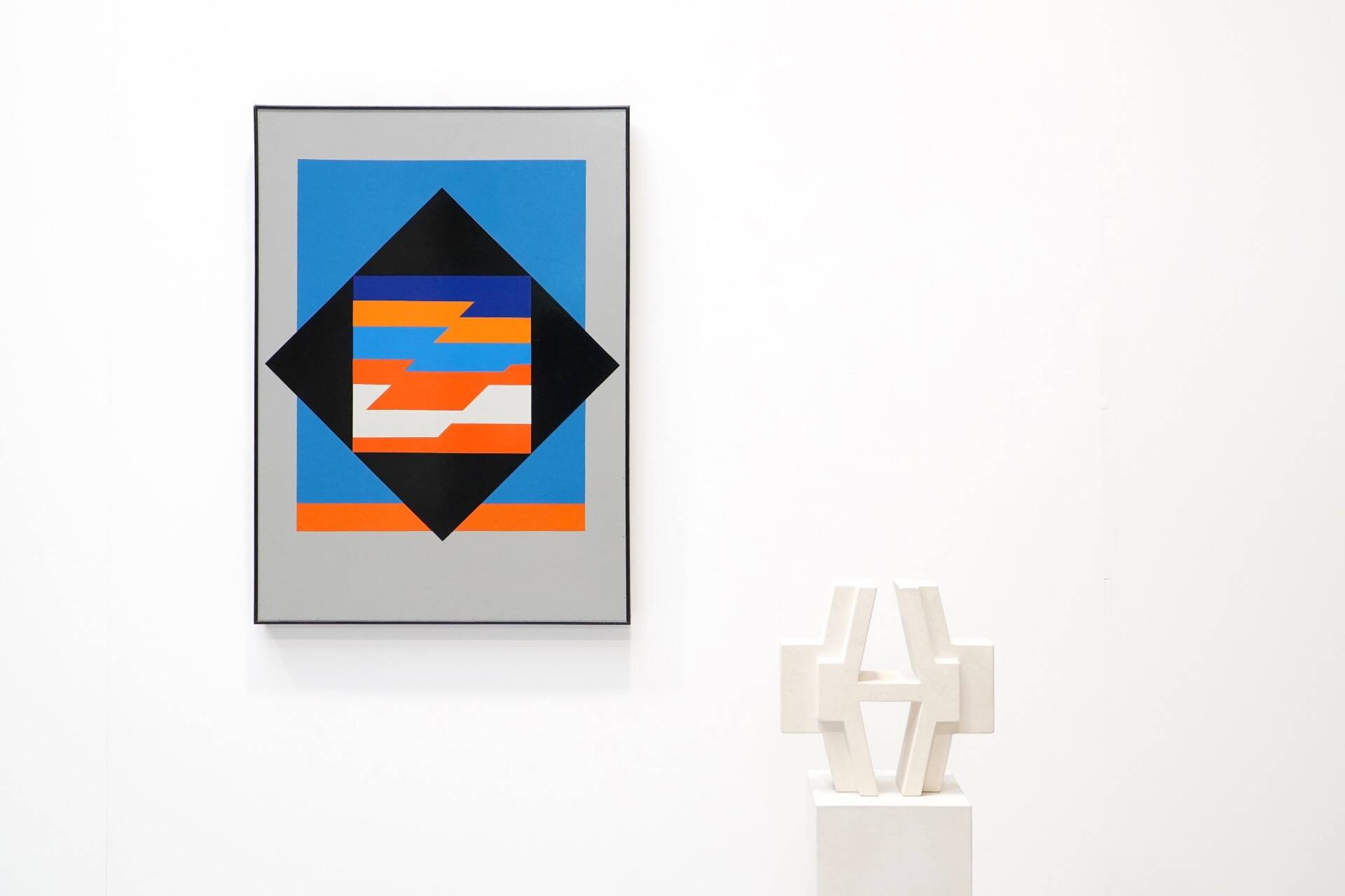 Guy Vandenbranden, Early XL Geometric Abstract Composition