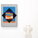 Guy Vandenbranden, Early XL Geometric Abstract Composition