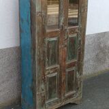 Armoire ancienne vitrée en bois