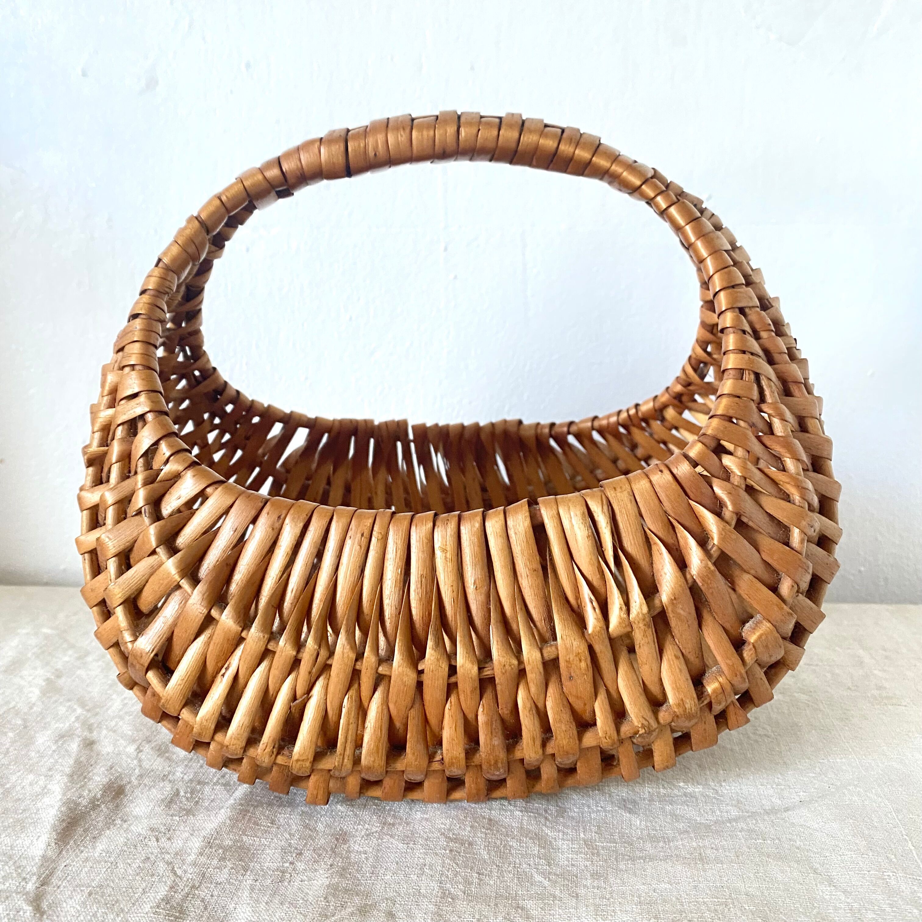 Vintage wicker basket for children