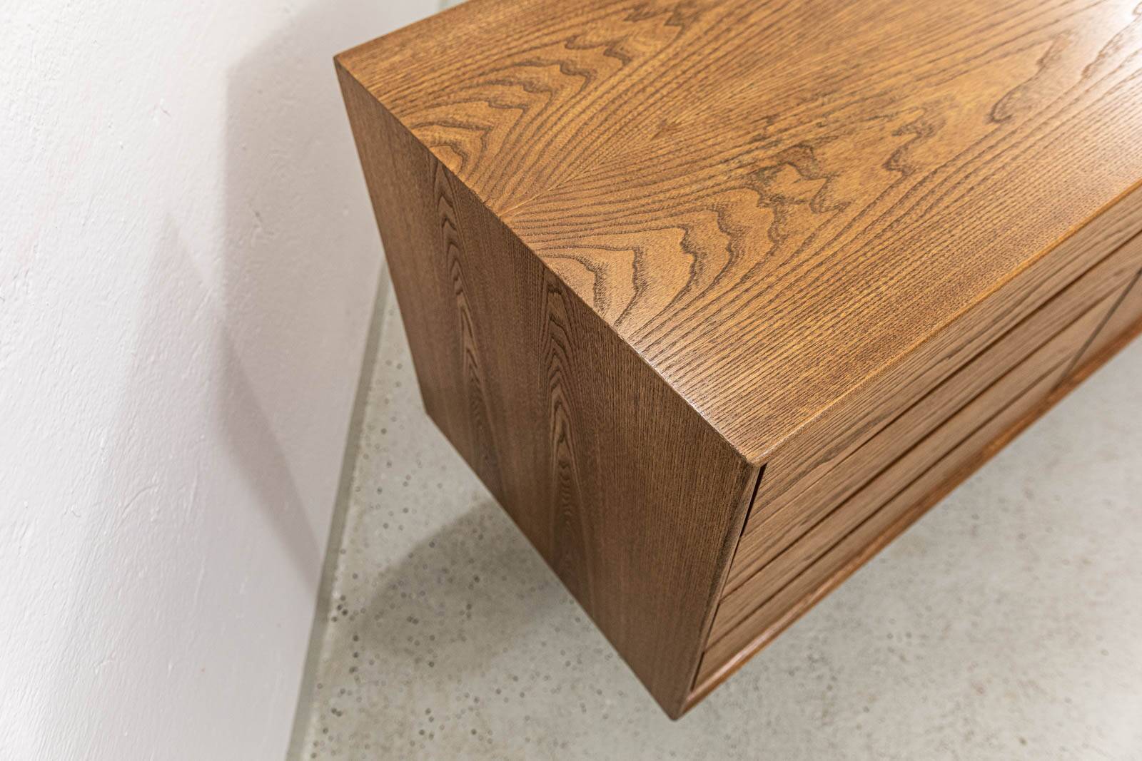 Vintage oak sideboard by Bydgoskie Fabryki Mebli, 1960, Poland