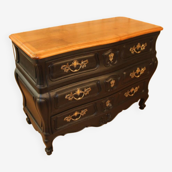 Commode tombeau de style louis xv