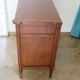 Louis XVI-style sideboard - 1 drawer - fluted legs - mahogany - solid wood