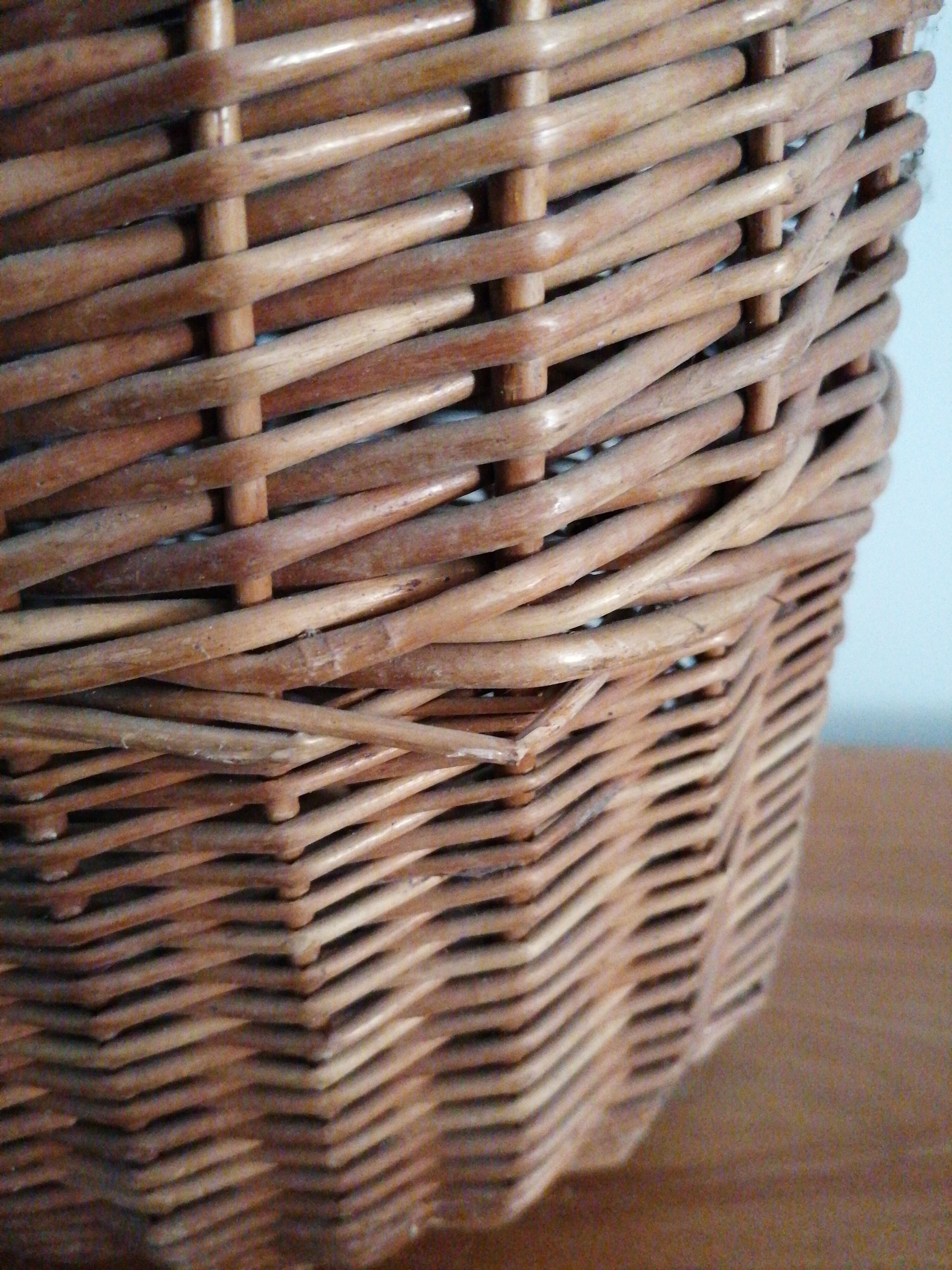 Old wicker basket