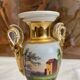Napoleon III Hand-Painted Porcelain Vase of Paris Porcelain