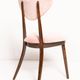 Pink Heart Mid-Century Cotton Velvet Chair, Europe, 1960s