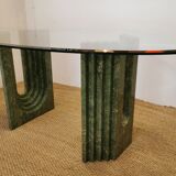 Marble and glass dining table Carlo SCARPA for CATTELAN Italia circa 1970