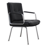 Executive leather armchair by Egon Eiermann for Wilde + Spieth, 1960s