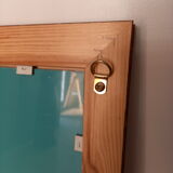 Beige and gold mirror 62x67cm