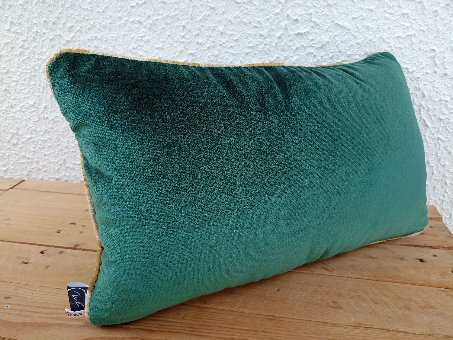 Set of 2 cushions "velvet" 40x40cm / 50x30cm
