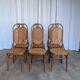 Set of 6 Mid-century Bentwood Cane Dining Chair, Thonet Style, 1970s Yugosl