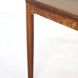 Extendable rectangular dining table in rosewood 'Emmedingen'