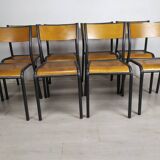 8 school chairs