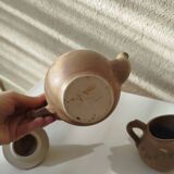 Teapot and small earthenware pot
