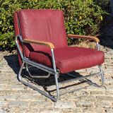 Modernist armchair F. CARUELLE