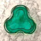 Murano bulicante green bowl