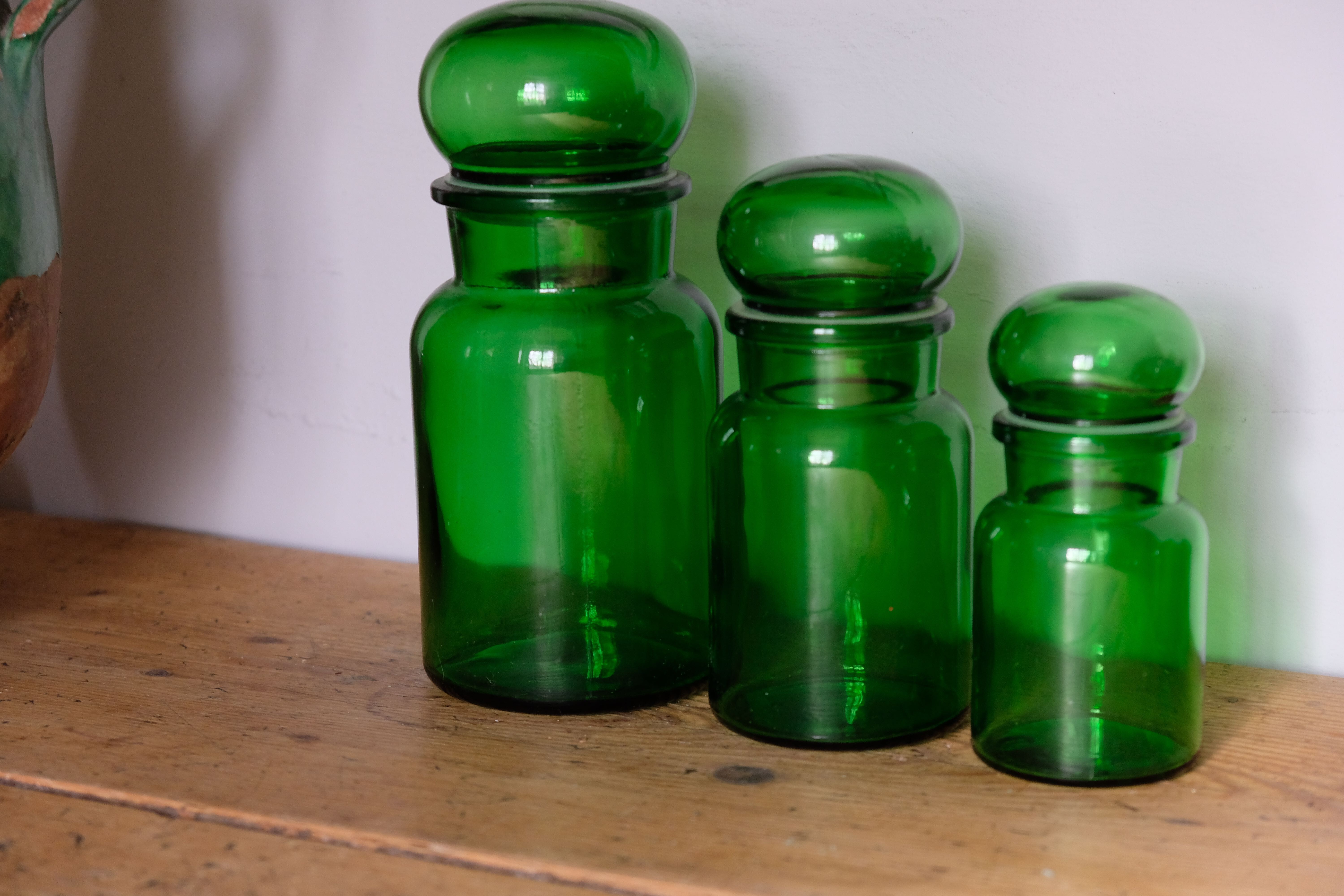 Set bottle apothecary vintage pharmacy