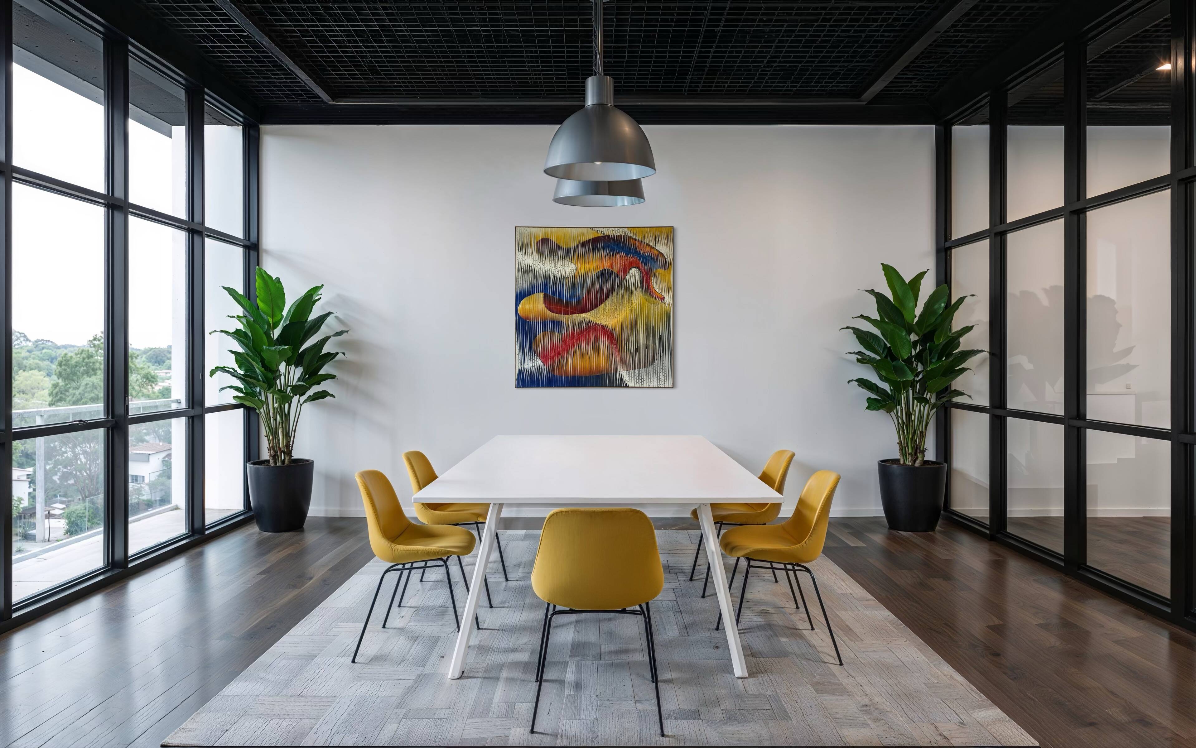 Textile sculpture-painting: The Dance of Colors