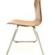 Vintage industrial chair Galvanitas 'thur-op-seat' S23