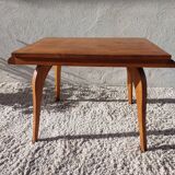 Table or desk, golden honey, curved legs